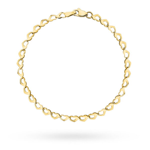 Bransoletka złota z kolekcji "SIMPLE FANTASY HEARTS"