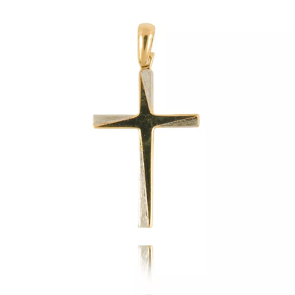 Elegancki krzyżyk ze złota.