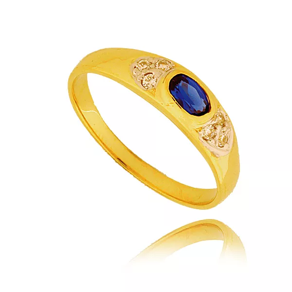 Elegancki pierścionek ze złota o ponadczasowym charakterze.