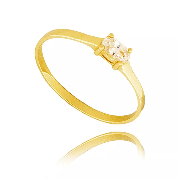 Klasyczny pierścionek idealny na każdą okazję.