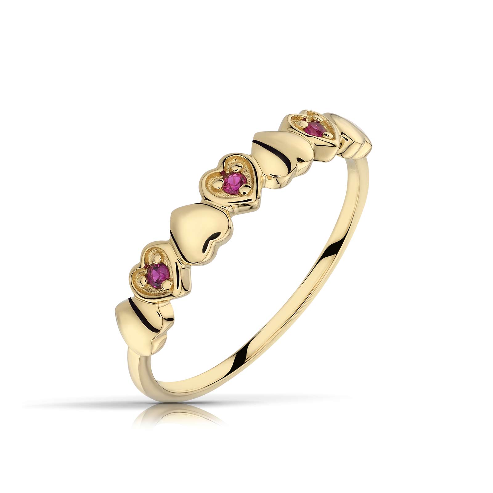 Pierścionek ze złota łączący klasykę z nowoczesnością.