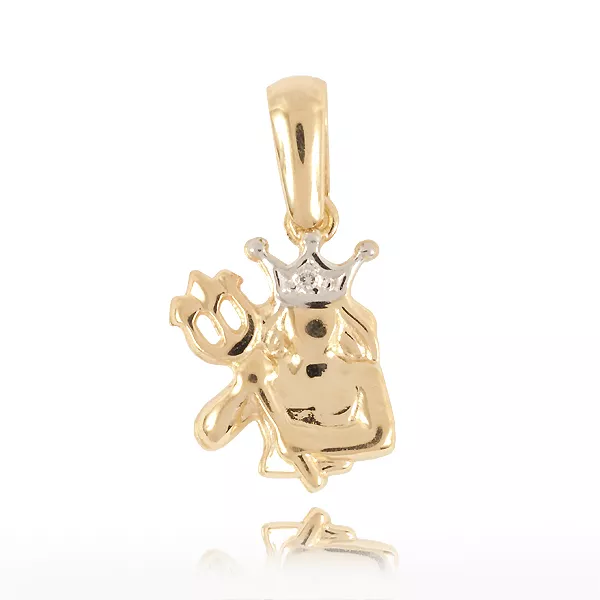 Elegancki wisiorek zodiakalny ze złota.